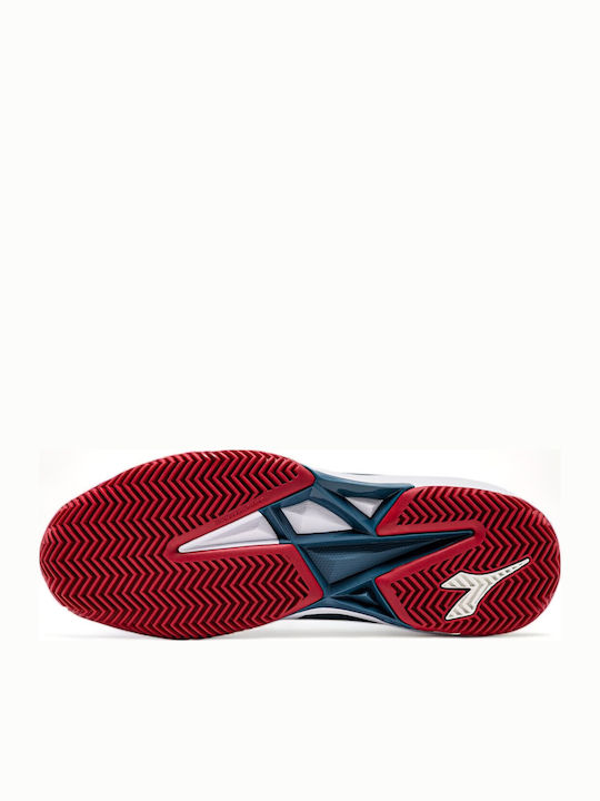 Diadora Men's Padel Shoes for Clay Courts White