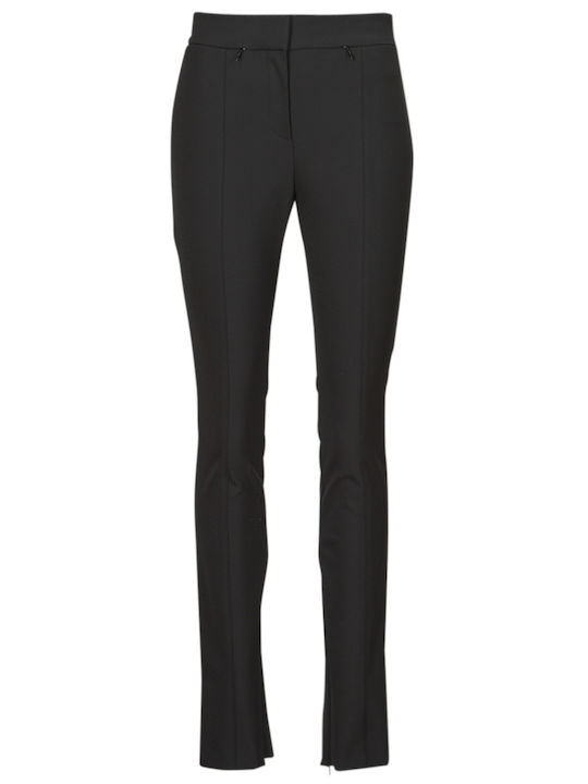 Damen Stoff Hose Schwarz