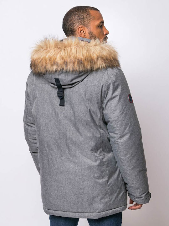 Winter Jacke Puffer Wasserdicht Gray