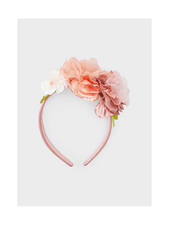 Mayoral Pink Kids Headband with Flower