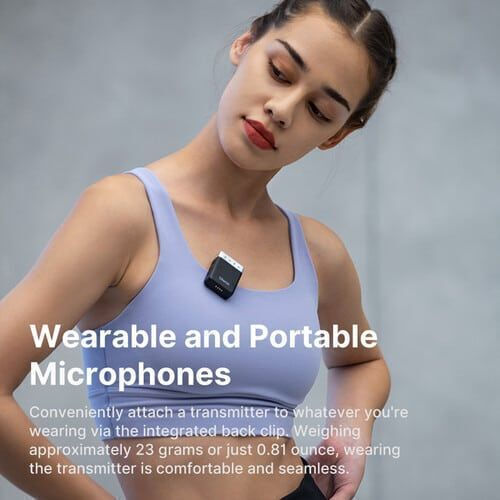 Ulanzi A018GBB1 Wireless Microphone Πέτου, Clip On for Mobile