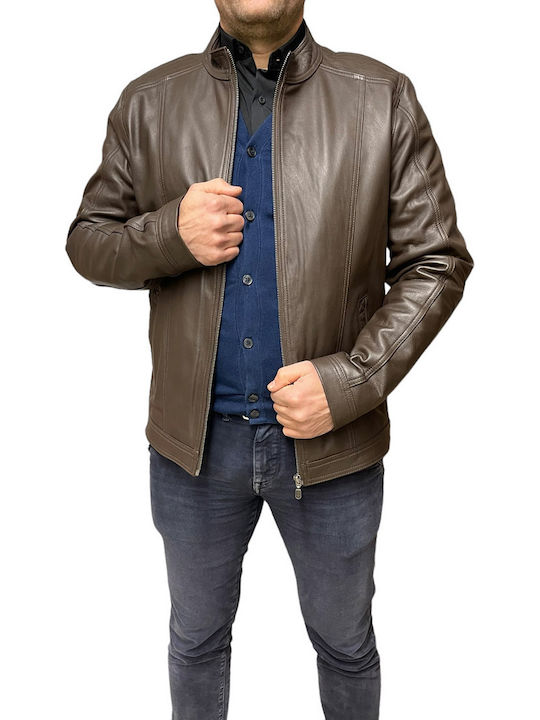 Leather Jacket Brown