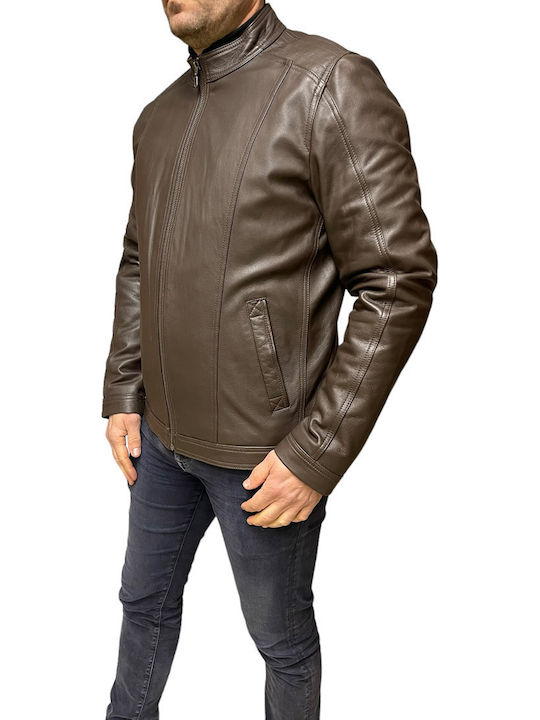Leather Jacket Brown