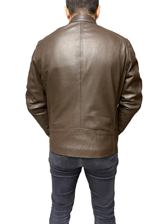 Leather Jacket Brown