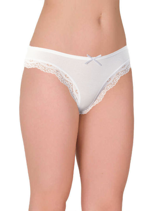 Baumwolle Damen Slip MultiPack mit Spitze Dark