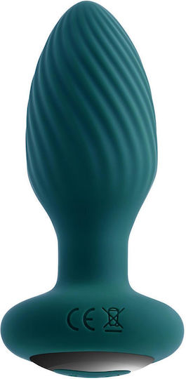 Playboy Spinning Tail Teaser Vibrator Anal Albastru 16cm