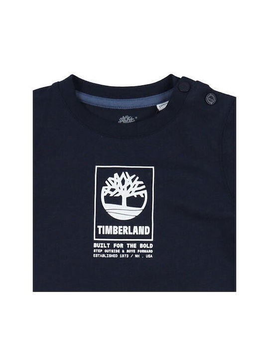 Timberland Kids T-shirt Navy Blue