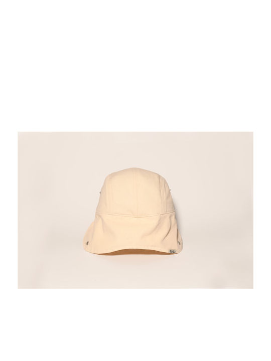 KiETLA Kids' Hat Jockey Fabric Sunscreen Beige