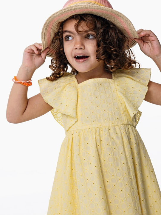 Funky Παιδικό Φόρεμα Κίτρινο