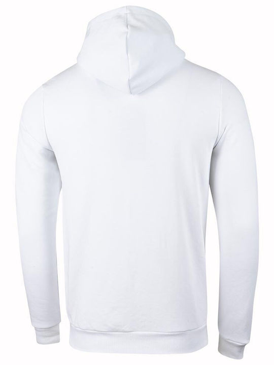 Target Men's Sweatshirt Jacket with Hood and Pockets White