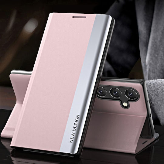 New Design Задна корица Кожа / Изкуствена кожа / Пластмаса Розов (Samsung Galaxy M34)