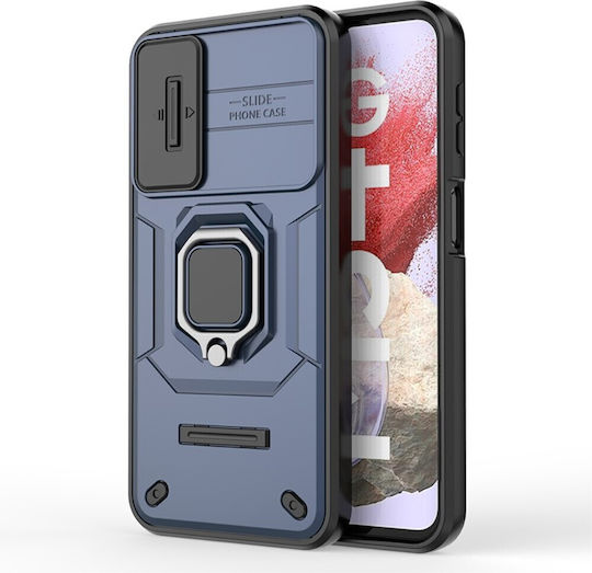 Mad Mask Camshield Armor Back Cover Πλαστικό / Σιλικόνης Μπλε (Samsung Galaxy M34 5G)