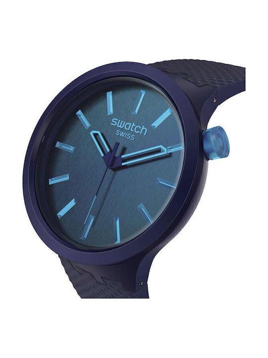 Swatch Swatch Women's Watch with Blue Rubber Strap