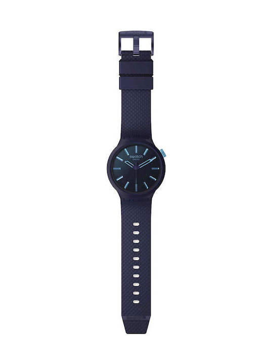 Swatch Swatch Women's Watch with Blue Rubber Strap