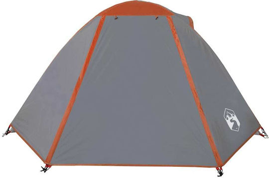vidaXL Καλοκαιρινή Σκηνή Camping Πορτοκαλί με Διπλό Πανί για 2 Άτομα 224x248x113εκ.
