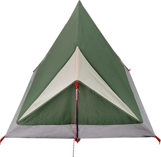 vidaXL Summer Camping Tent Green for 2 People 200x120x88cm