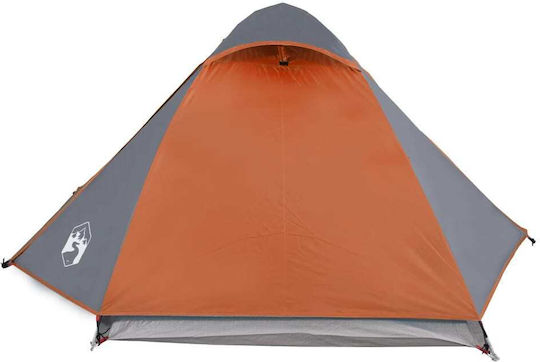 vidaXL Καλοκαιρινή Σκηνή Camping Πορτοκαλί με Διπλό Πανί για 2 Άτομα 224x248x113εκ.