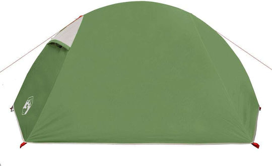 vidaXL Camping Tent Green with Double Cloth for 2 People 267x154x112cm