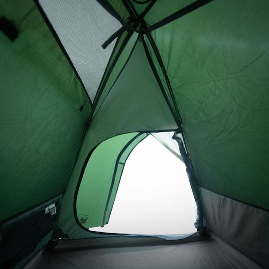 vidaXL Sommer Campingzelt Grüne mit Doppeltuch für 2 Personen 210x195x120cm