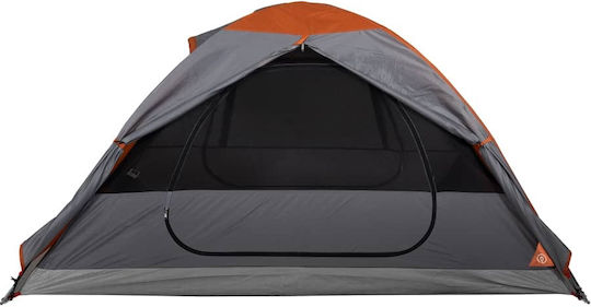 vidaXL Καλοκαιρινή Σκηνή Camping Πορτοκαλί με Διπλό Πανί για 2 Άτομα 224x248x113εκ.
