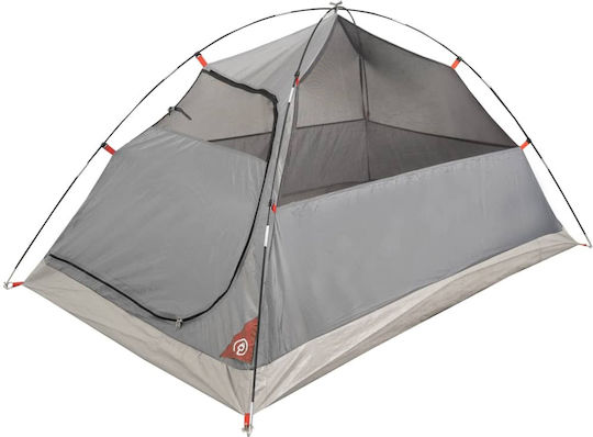 vidaXL Summer Camping Tent Orange with Double Cloth for 2 People 210x195x120cm