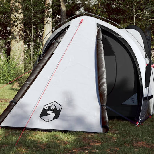 vidaXL Summer Camping Tent White For 2 People 222x120x110cm