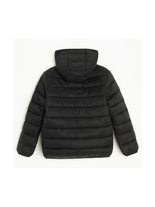 Kids Casual Jacket with Hood Black