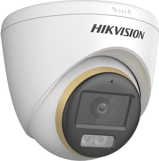 Hikvision DS-2CE72DF3T-LFS CCTV Cameră de Supraveghere Full HD 1080p Rezistentă la apă cu Comunicare Bidirecțională și Lentilă 2.8mm