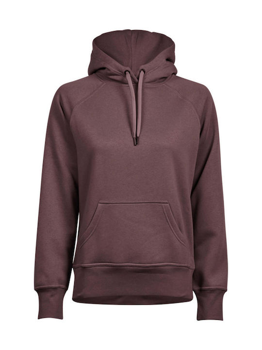 Ladies Hooded Sweat Tee Jays 5431 Grape