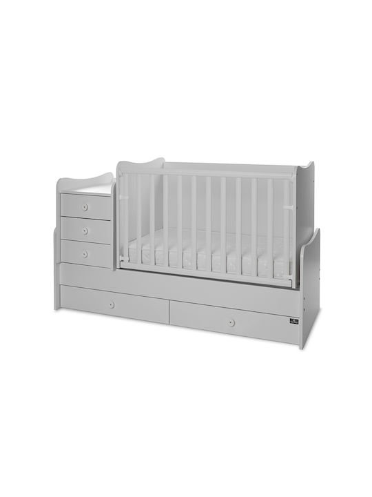 Lorelli Babybett Multifunktional Maxi Plus Weiß für Matratze 70x160cm