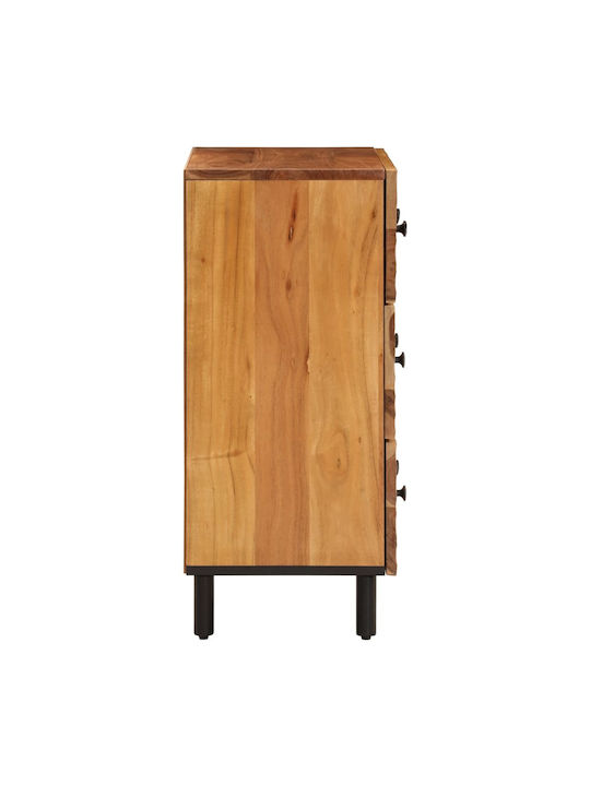 Comoda pentru Dormitor din Lemn Masiv Acacia 60x33x75buc