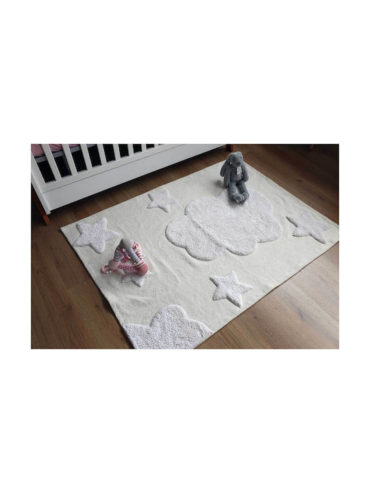Baby Bliss Kids Cotton Rug Clouds 100x140cm