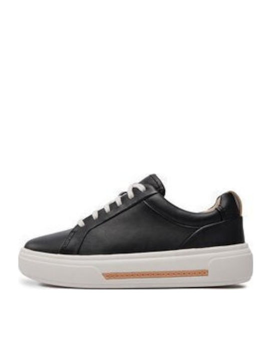 Hollyhock Walk Flatforms Sneakers Black Leather