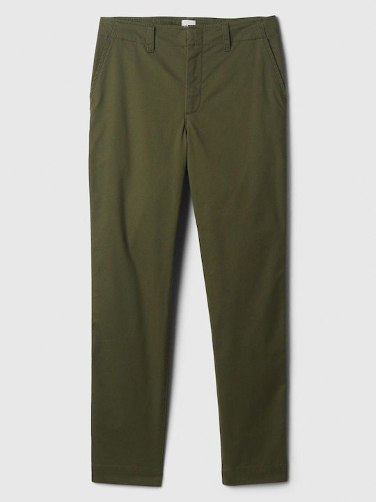 GAP Women's Fabric Trousers Green