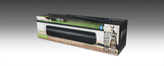 Muse M-1580 SBT Soundbar 1.0 Bluetooth και HDMI 80W με Τηλεχειριστήριο Μαύρο