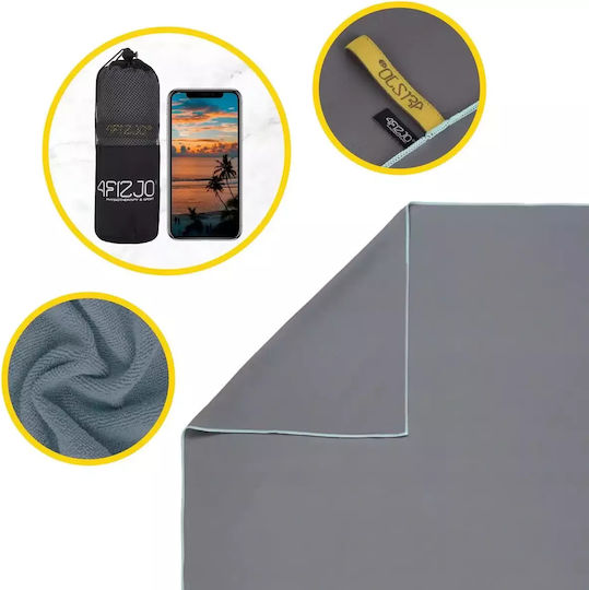 4FIZJO Microfiber Towel Body Gray 130x75cm