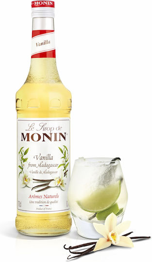 Monin Syrup for Cocktails with Flavor Madagascar vanilla 1000ml