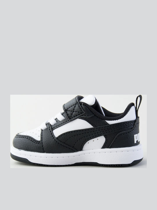 Rebound V6 Παιδικά Sneakers με Σκρατς Μαύρα