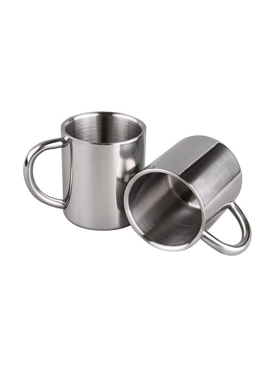 Koupakoupa Ande Kale Becher Metallisch Gray 300ml
