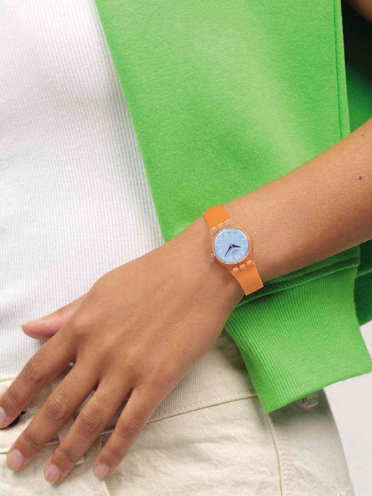 Swatch Swatch Ρολόι Μπαταρίας με Καουτσούκ Λουράκι Swatch Swatch Ρολόι Μπαταρίας με Καουτσούκ Λουράκι