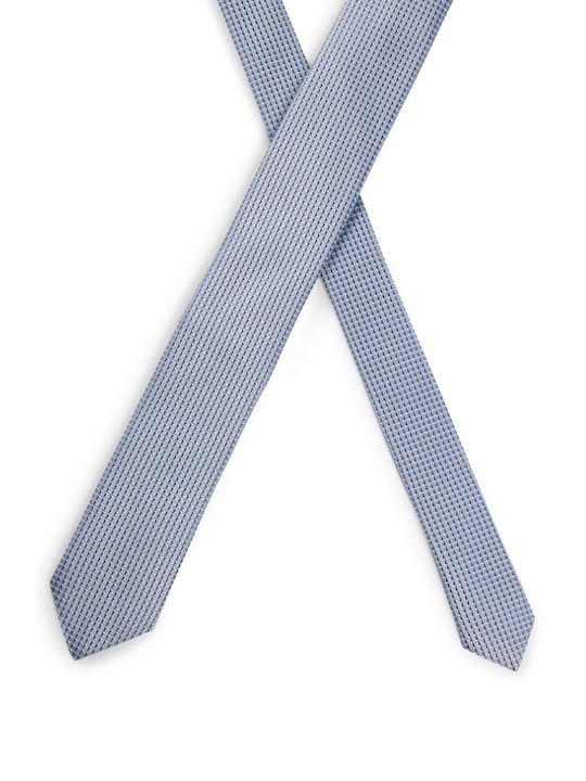 Hugo Boss Cravată pentru Bărbați Mătase Tipărit în Culorea Albastru deschis