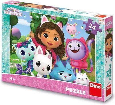 Puzzle pentru Copii Gabby's Dollhouse pentru 4+ ani+ Ani 24buc Dino