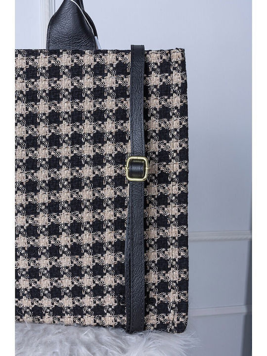 Damenhandtasche Black / Beige