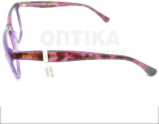 Rebecca Blu Damen Acetat Brillengestell RB7601 RN08