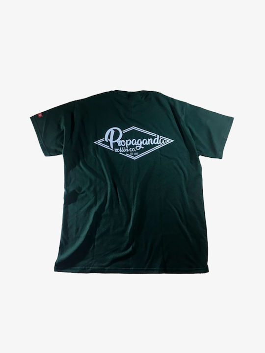 Propaganda West Herren Kurzarmshirt Forest Green