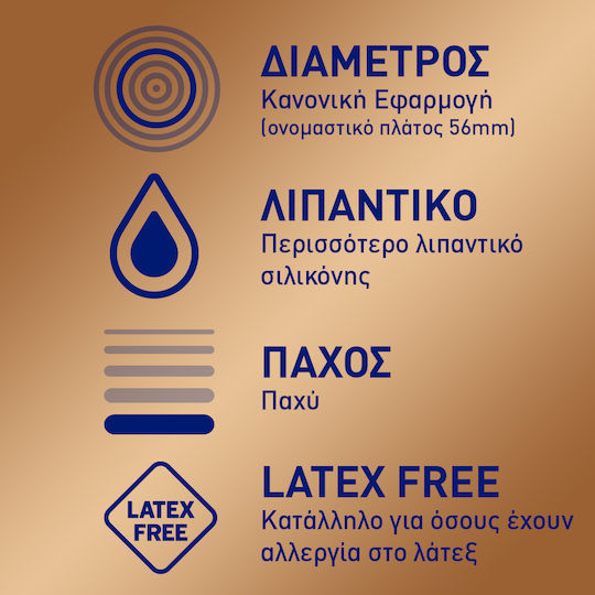 Durex Προφυλακτικά Real Feel 12τμχ 56mm