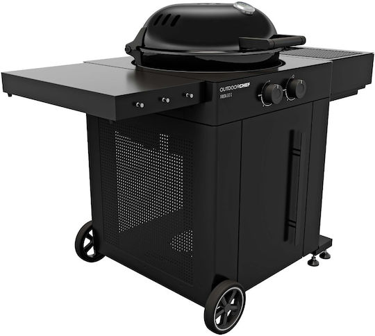 Outdoorchef Arosa 570 G EVO Style Grătar pe gaz cu 2 buc 9.7kW și Arzător Lateral