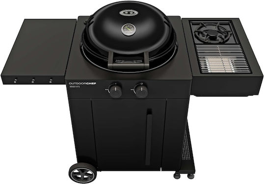 Outdoorchef Arosa 570 G EVO Style Grătar pe gaz cu 2 buc 9.7kW și Arzător Lateral
