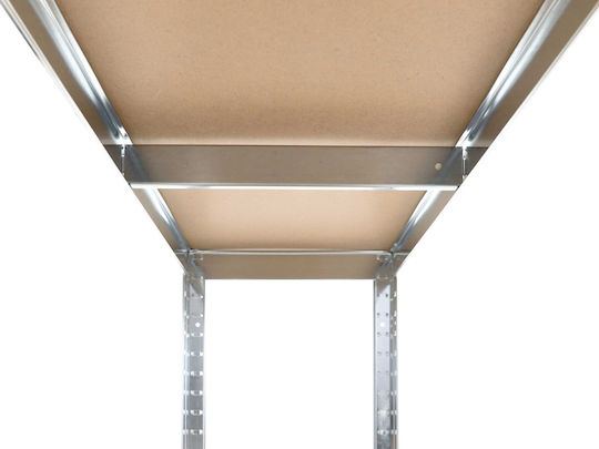Raft Dexion Galvanizat 100x30x180 cm Cu 5 Rafturi Rezistență Totală 500 kg