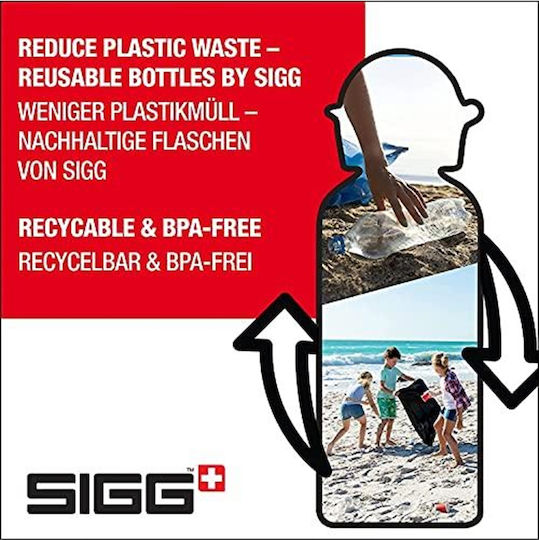 Sigg Sticlă Pentru Copii Din Aluminiu Cu Capac Pop-up 400ml